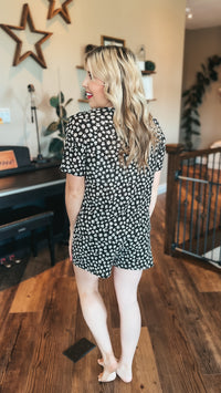 Farren Shorts Lounge Set | Black