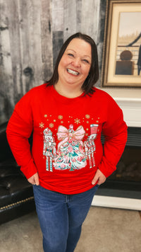 Nutcracker Christmas Sweater | Red