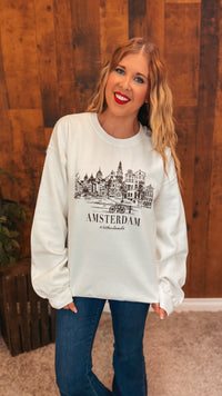 Amsterdam Crewneck | Ivory