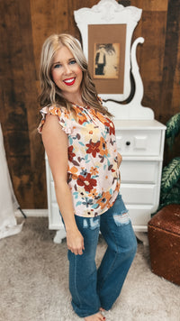 Eileen Floral Blouse | Blush