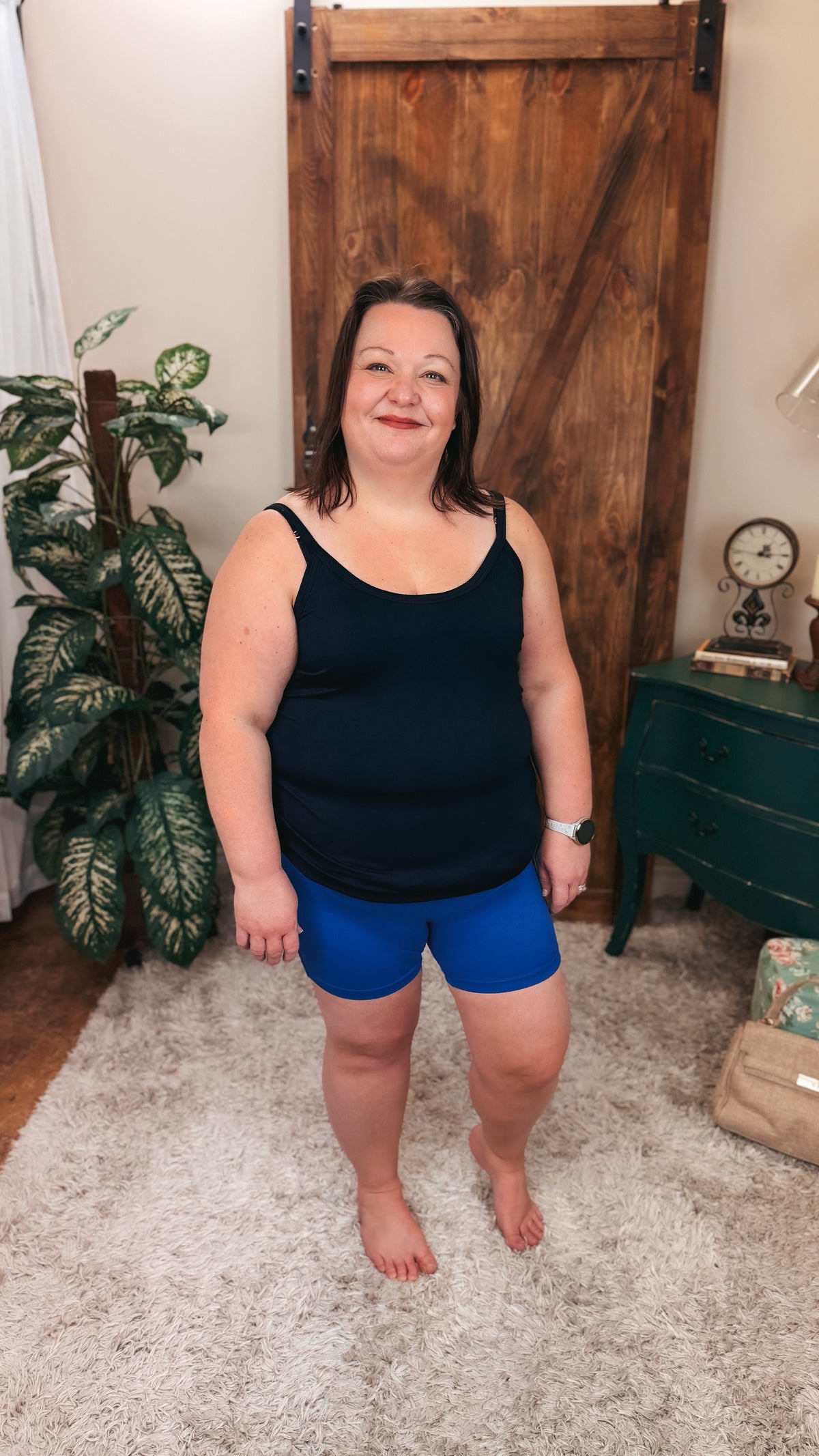 Christa Biker Shorts | Classic Blue