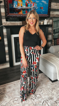 Shelly Wide Leg Floral Pants