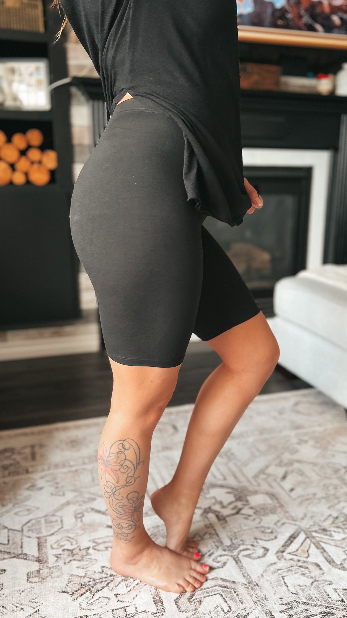 McKenna Biker Shorts | Black