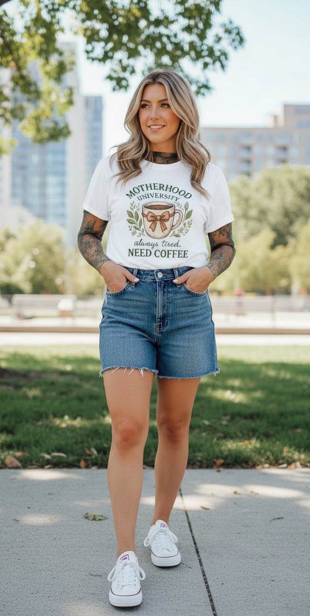 Motherhood Tee| Cream