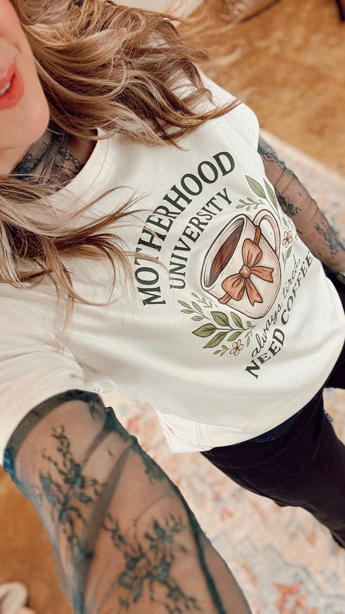 Motherhood Tee| Cream