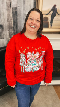 Nutcracker Christmas Sweater | Red