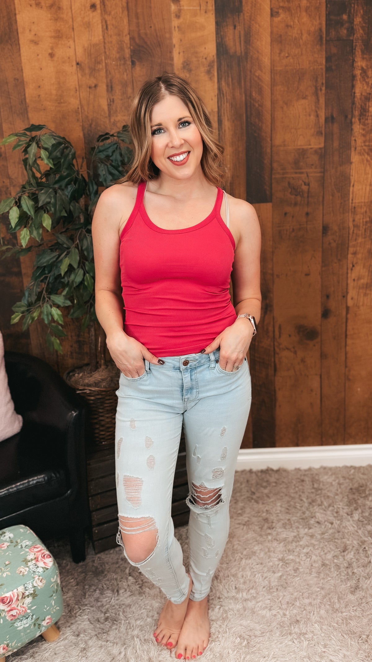 Sabrina Tank Top | Pink