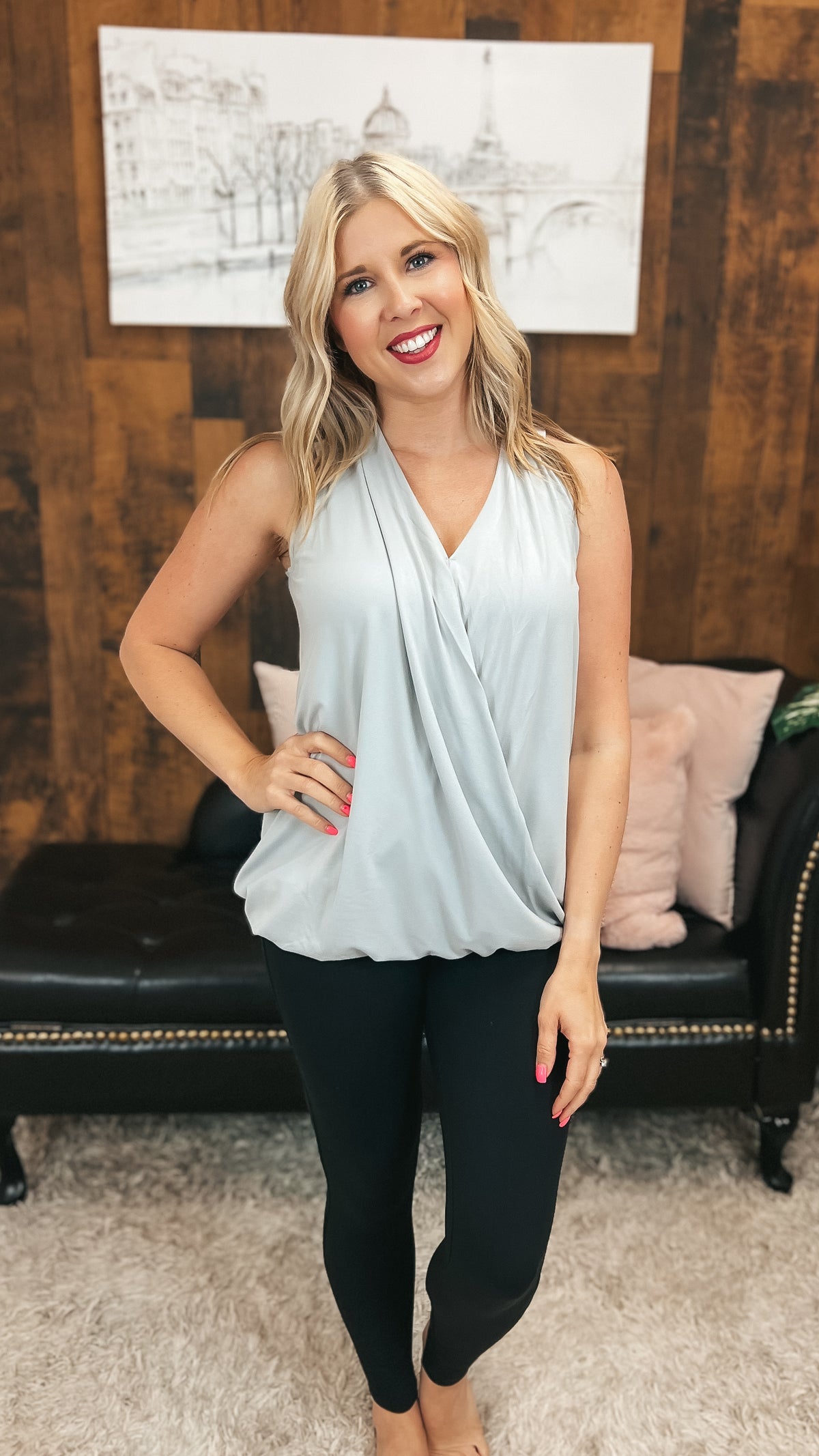 Trista Tank Top 2.0 | Light Grey