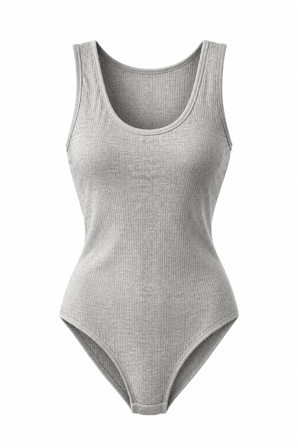 Camila Ribbed Bodysuit | Grey *SALE*