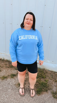 California Crewneck | Blue