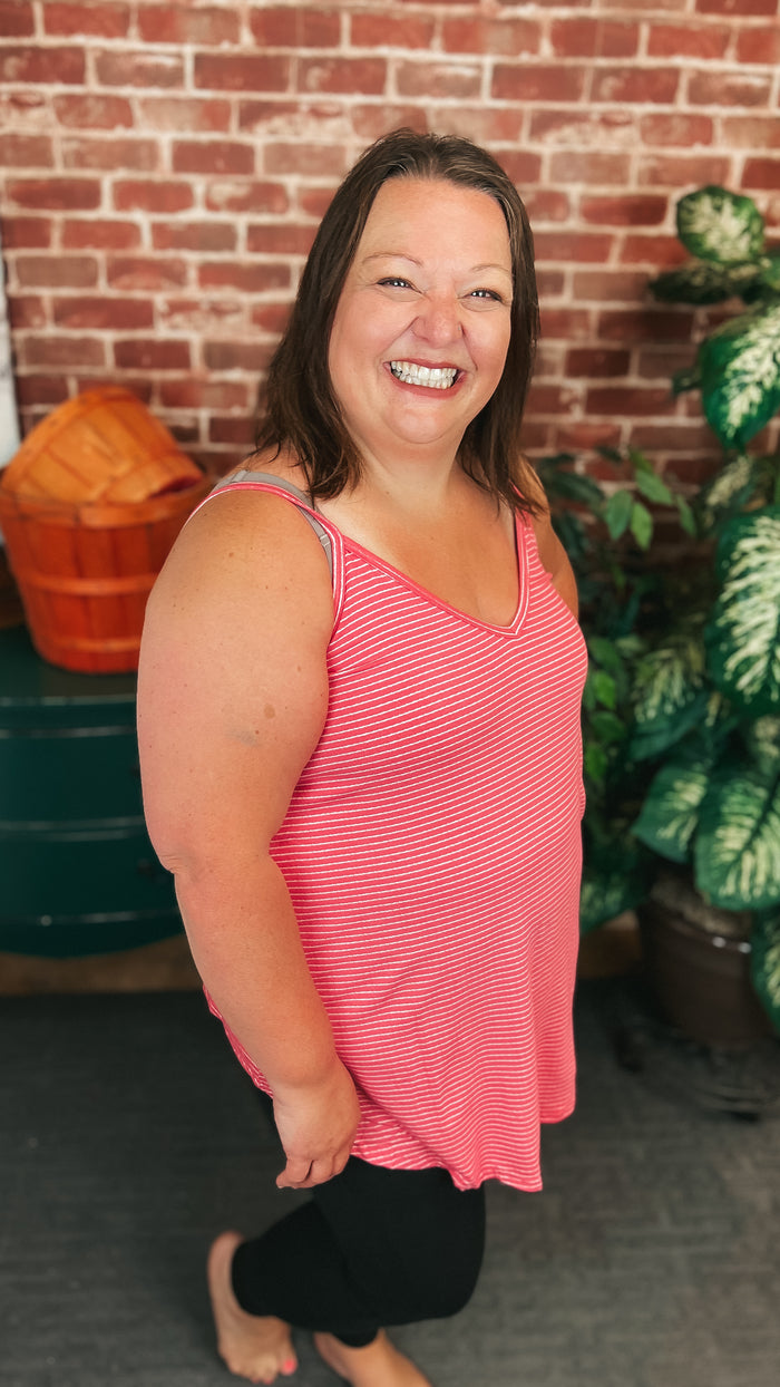 Calla Tank Top | Rose