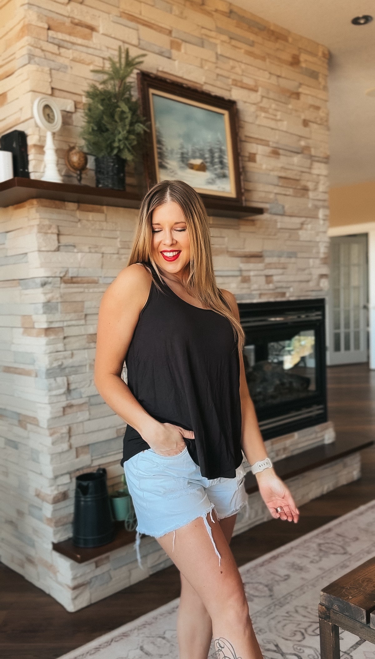 Morgan 2.0 Basic Tank Top | Black