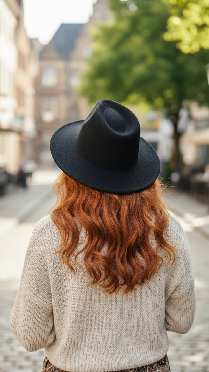 Anna Panama Hat | Black