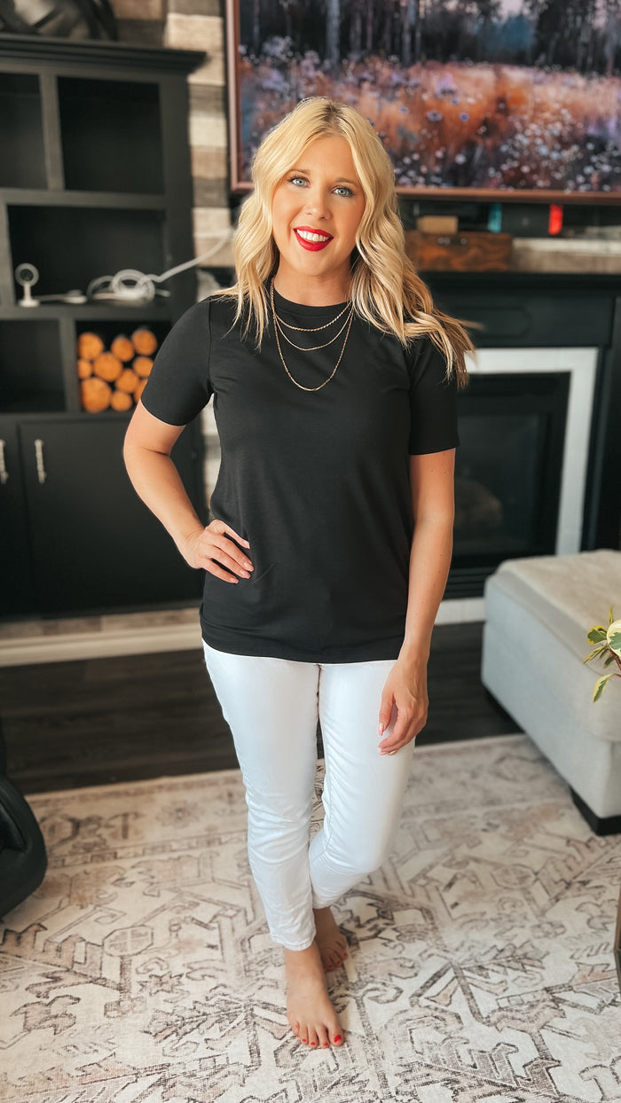 Chelsea Basic Tee | Black