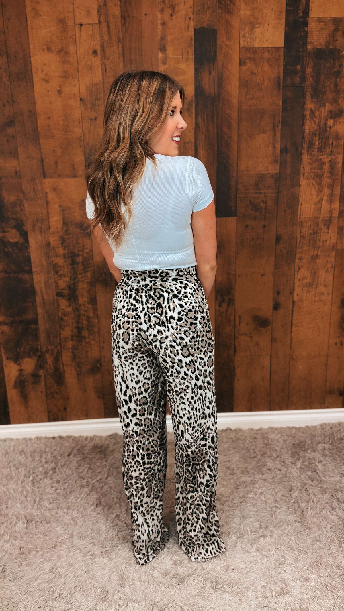 Monica Leopard Pants