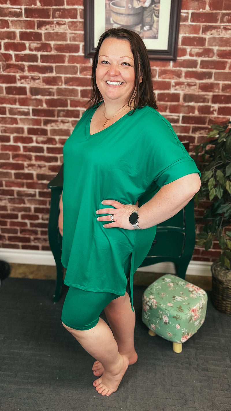 Skylar Short Set: Green