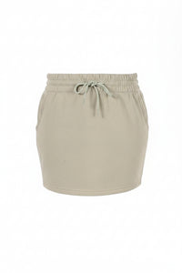 Breanna Jogging Skirt: Sage