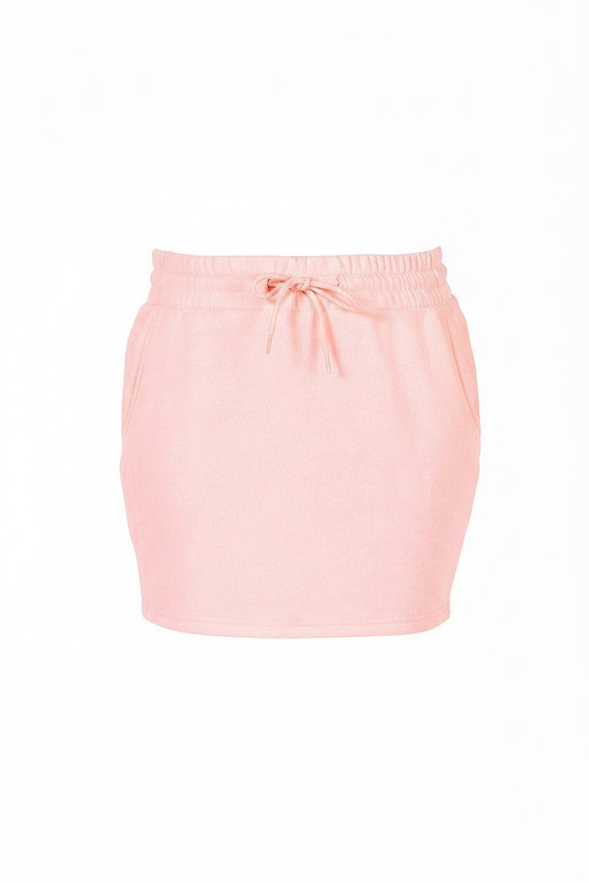 Breanna Jogging Skirt: Pink