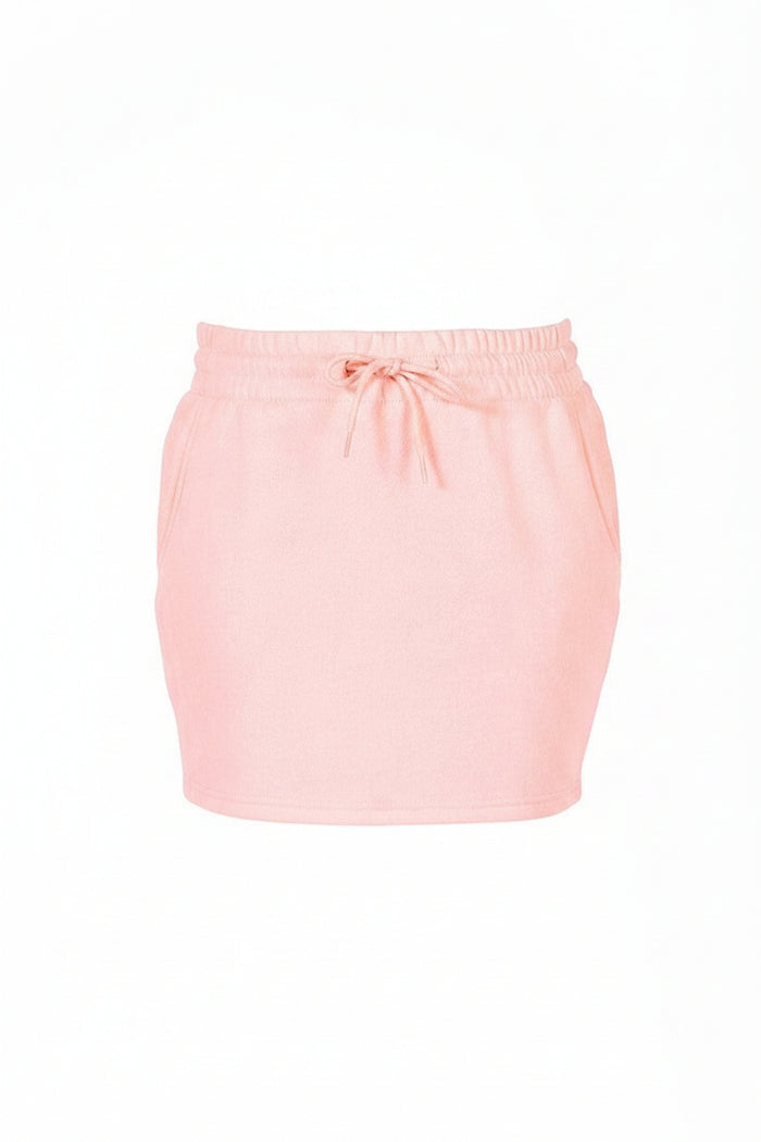 Breanna Jogging Skirt: Pink