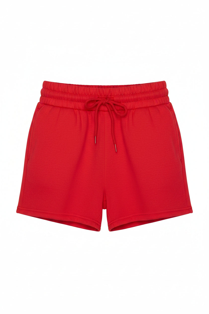 Hillary Jogging Shorts: Red *DOOR CRASHER*