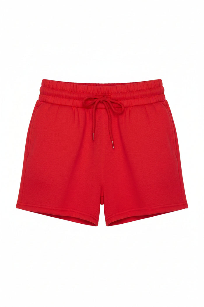 Hillary Jogging Shorts: Red *DOOR CRASHER*