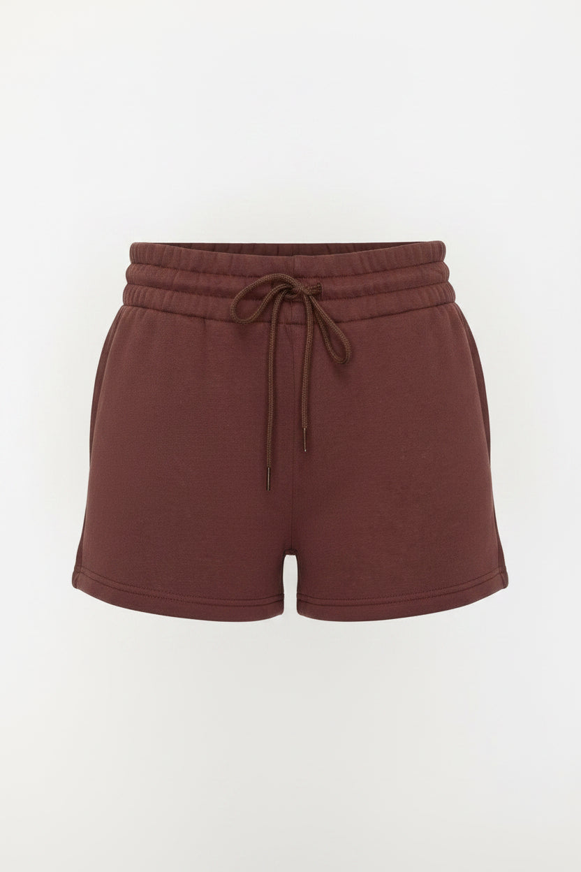 Hillary Jogging Shorts: Brown *DOOR CRASHER*