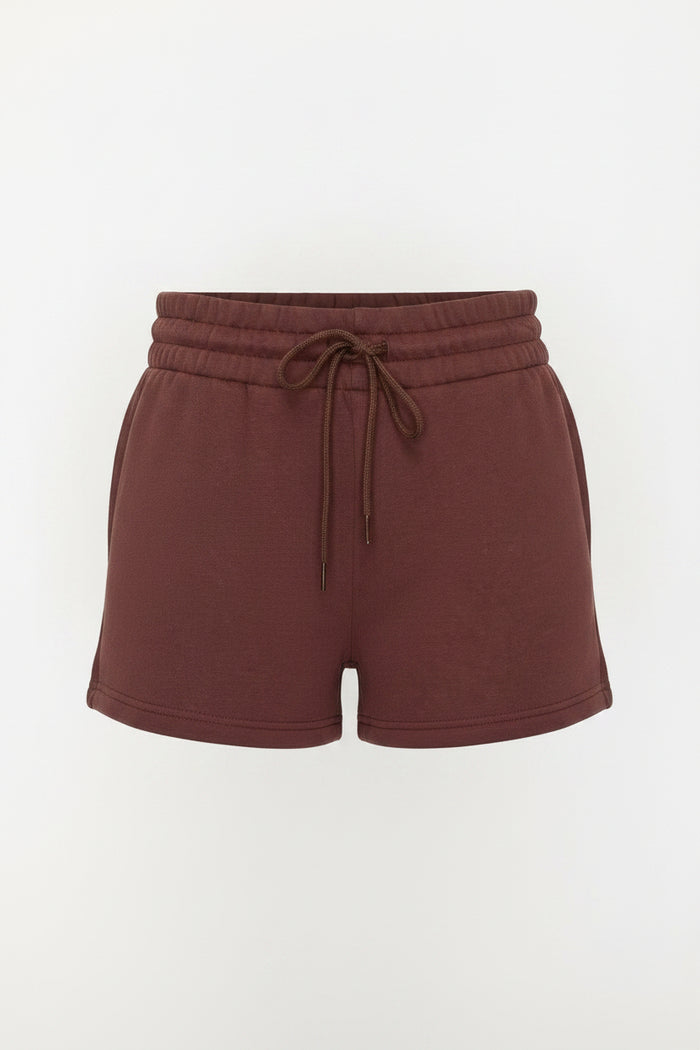 Hillary Jogging Shorts: Brown *DOOR CRASHER*