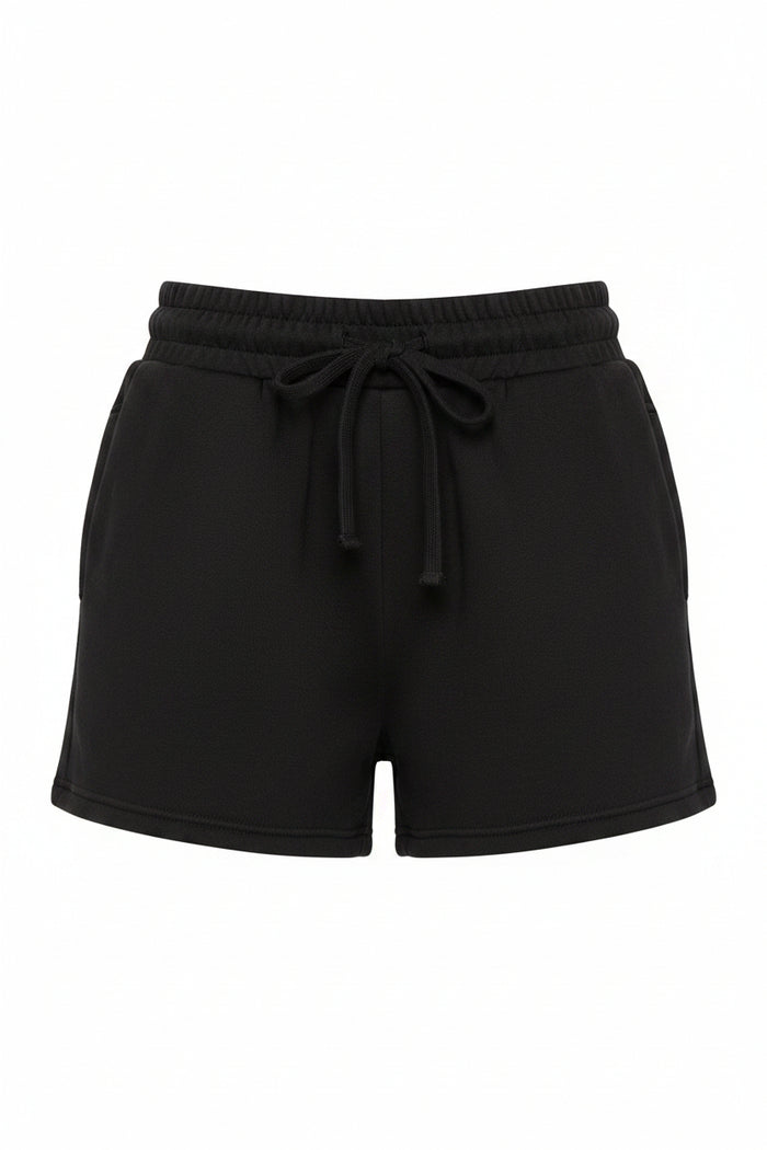 Hillary Jogging Shorts: Black *DOOR CRASHER*