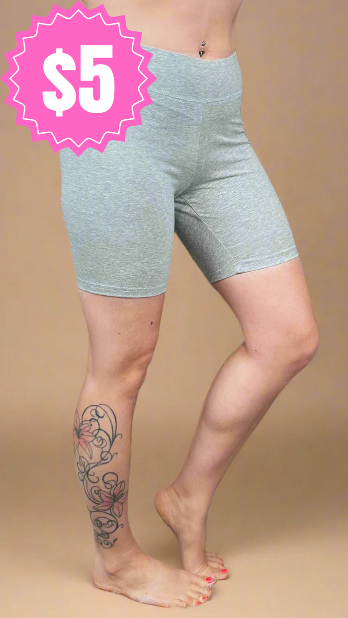 Nancy Biker Shorts: Grey *SALE*