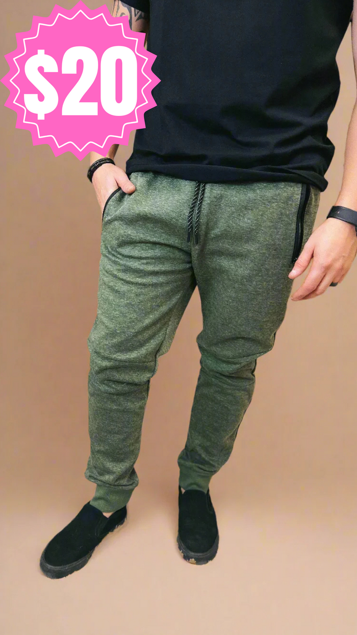 Phillip Joggers: Olive *SALE*