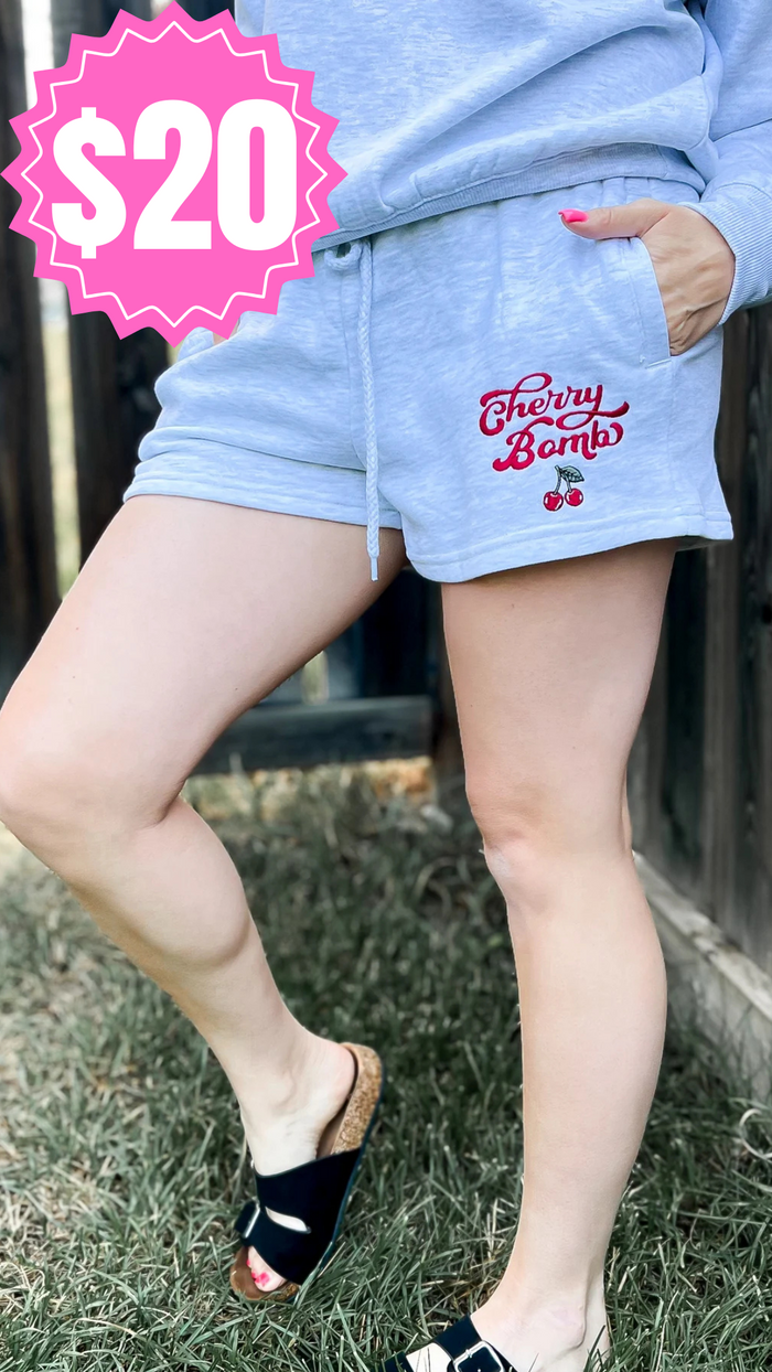 Krista | Cherry Bomb Lounge Shorts *SALE*