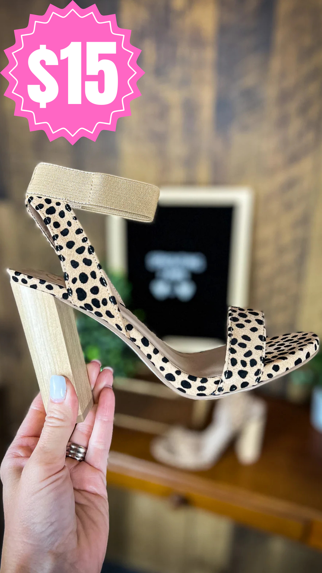 Zara Leopard Heel *SALE*