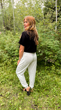 Kyrah Jogging Pants | Heather Grey