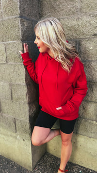 Riley Hoodie: Red