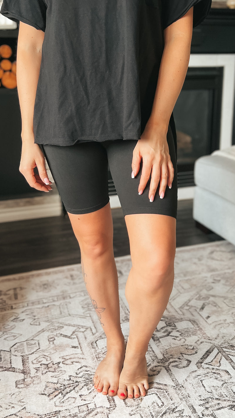 McKenna Biker Shorts | Black