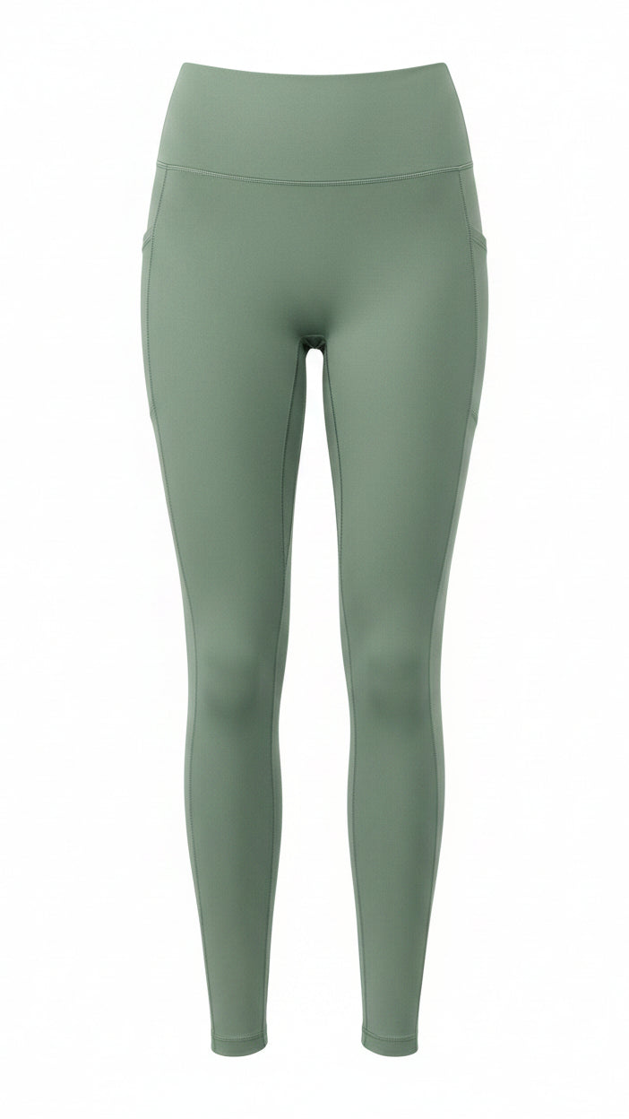 Zoey Athletic Leggings | Smoky Green