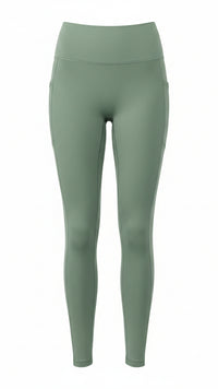 Zoey Athletic Leggings | Smoky Green