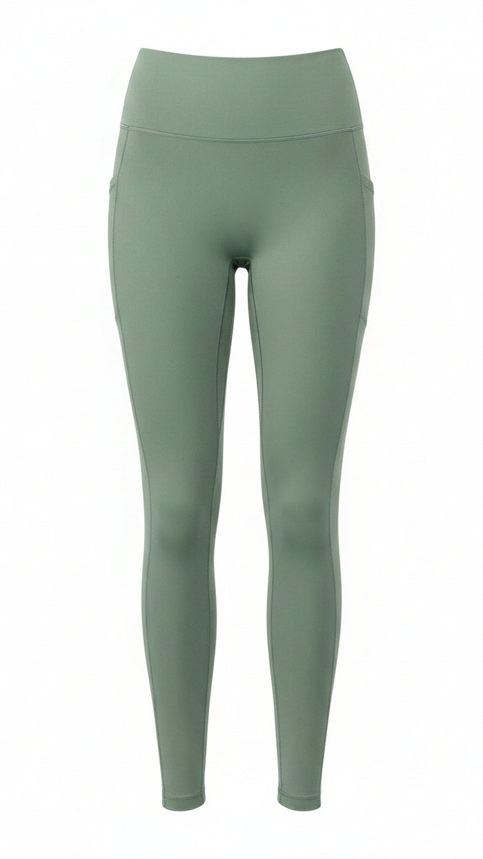 Zoey Athletic Leggings | Smoky Green