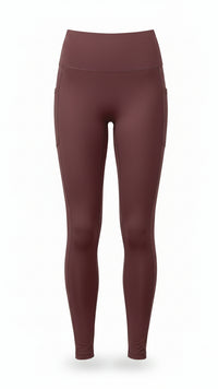 Zoey Athletic Leggings | Wine