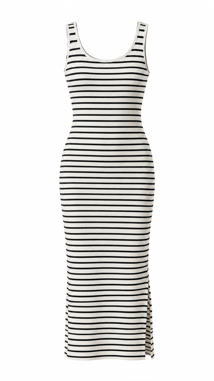 Claudia Stripe Sundress | White *SALE*