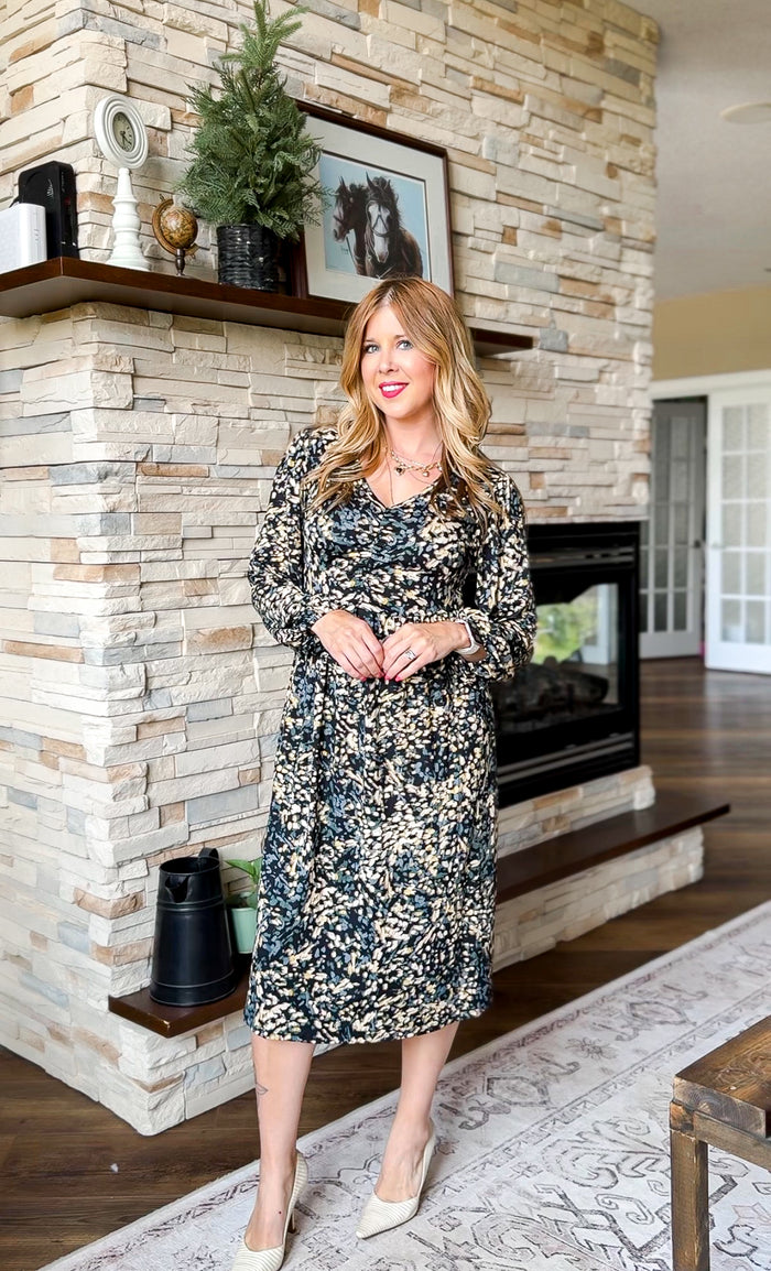 Mackenzy Sundress | Black & Sage