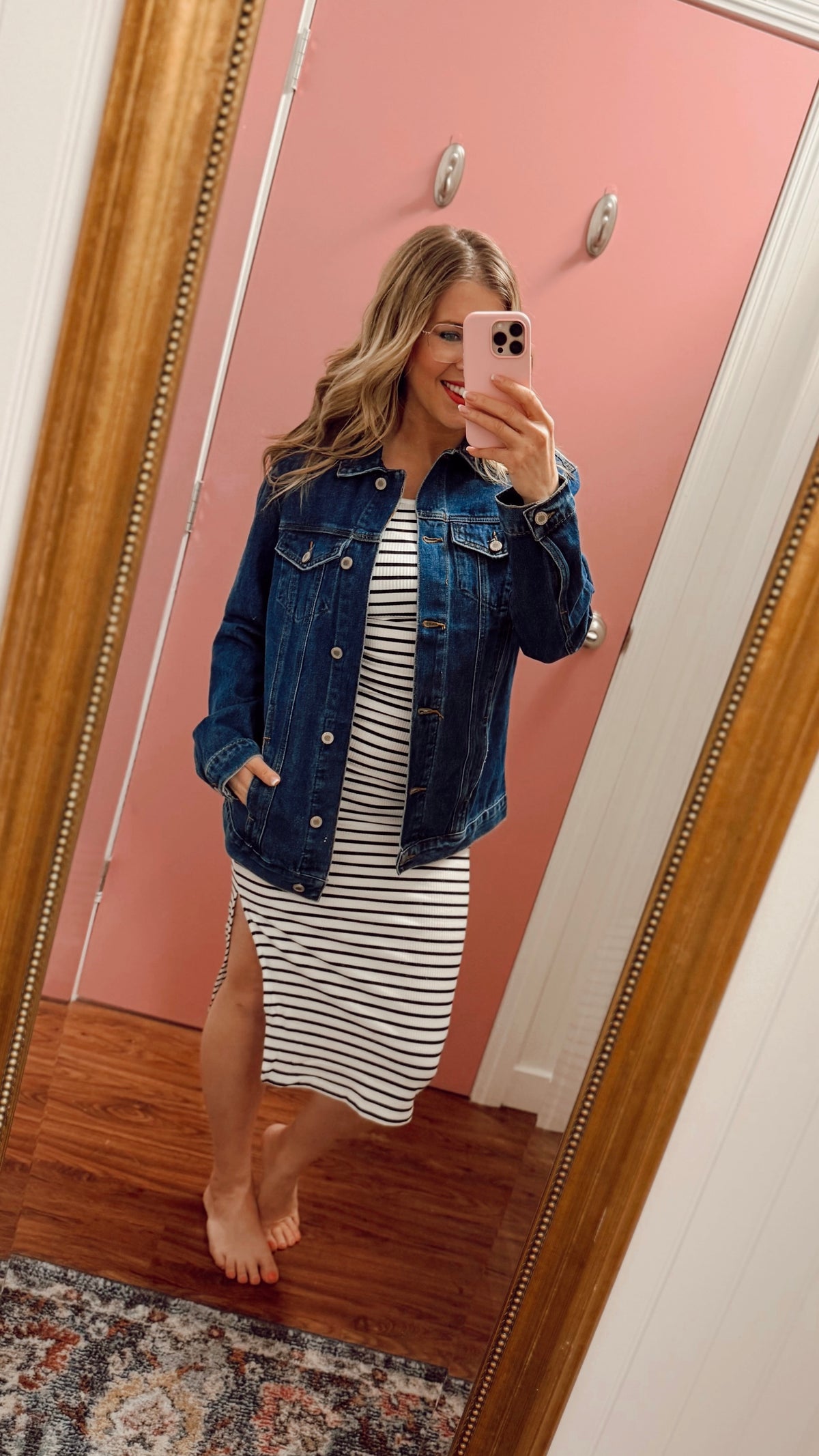 Kate Denim Jacket: Dark Wash