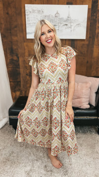 Victoria Floral Sundress: Vintage