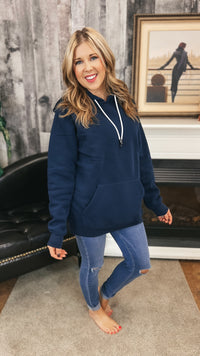 Amber Hoodie | Navy