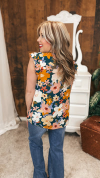 Eileen Floral Blouse | Green