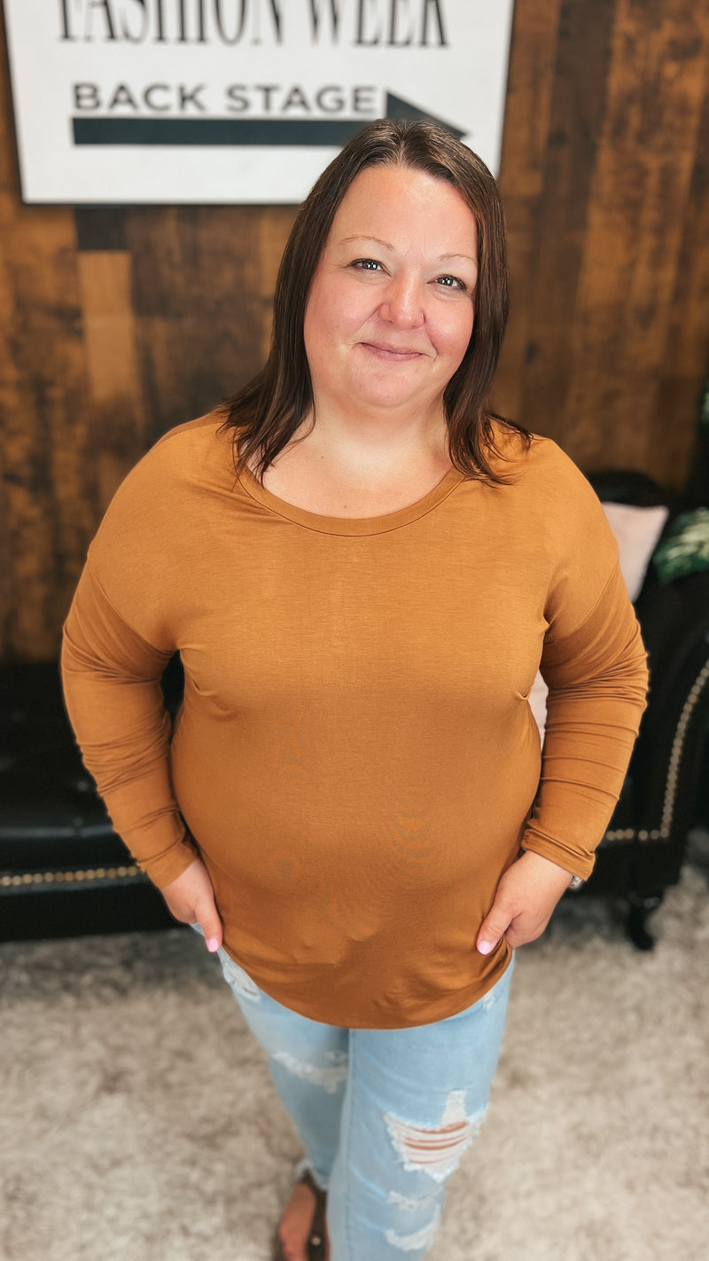 Lauralee Long Sleeve | Camel