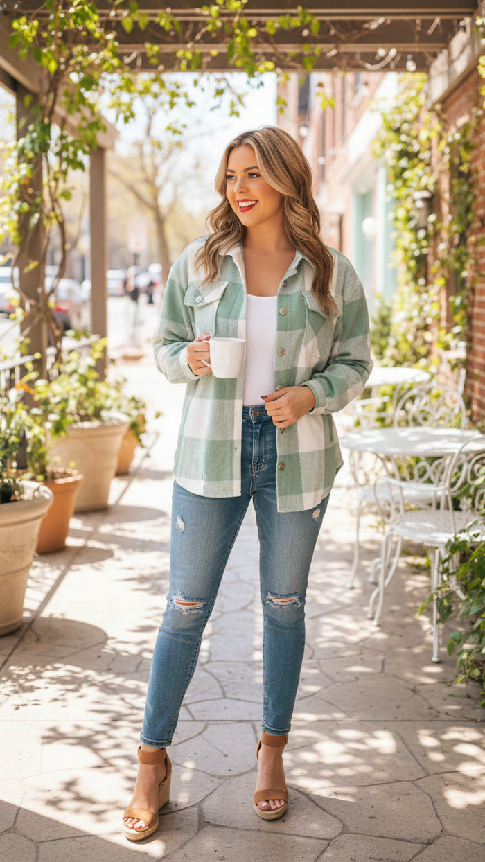 Charlotte Shacket| Mint & Cream