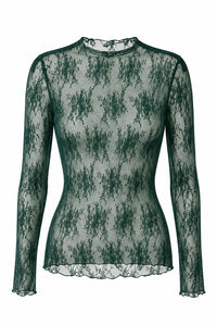 Rosalind Lace Top | Dark Green *SALE*