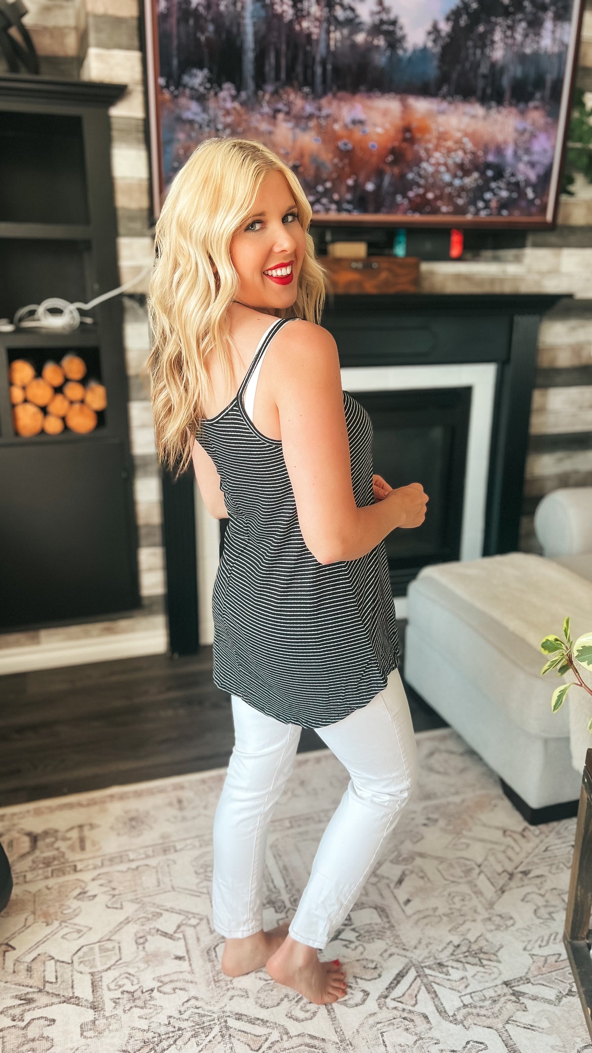 Calla Tank Top | Black