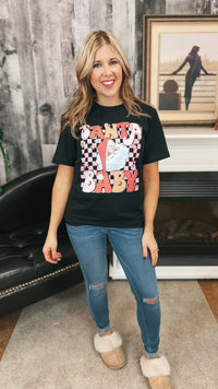 Santa Baby Tee| Black